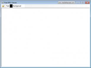 Free NFO Viewer main screen