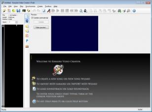 Karaoke Video Creator main screen
