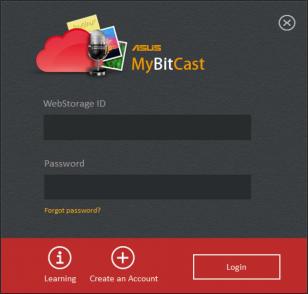 myBitCast main screen