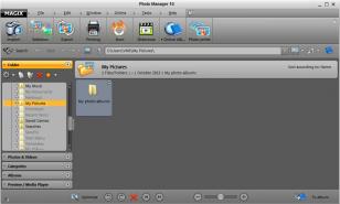 MAGIX Photo Manager main screen