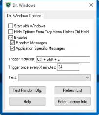 Dr.Windows main screen
