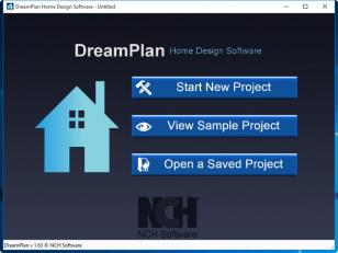 DreamPlan Home Design main screen