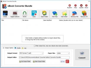 eBook Converter main screen