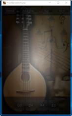 Free Mandolin Tuner main screen