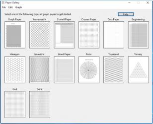 Graph Paper Maker main screen