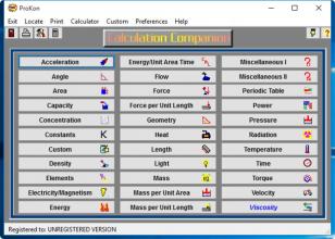 ProKon main screen