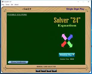 Solver 24 main screen