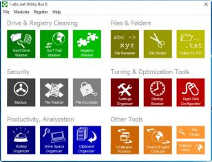 1-abc.net Utility Box main screen