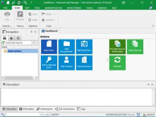 Password Vault Manager Enterprise main screen