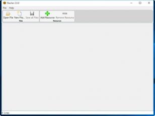 ResXer main screen