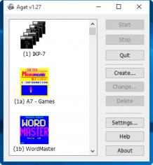 Agat Emulator main screen
