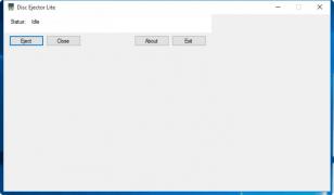Disc Ejector Lite main screen