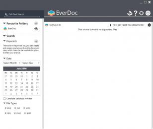 EverDoc 2017 main screen