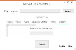 Neswolf File Converter main screen