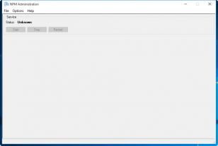 Network Password Manager main screen