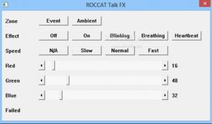 Roccat Talk main screen