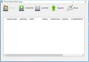 2Tware Mount Disk Image main screen