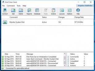 Disk Pulse Server main screen