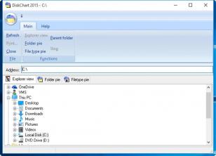 DiskChart main screen