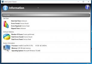 Little System Cleaner main screen