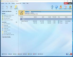 MiniTool Partition Wizard Server Edition main screen