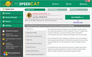 PC SpeedCat main screen