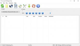 Accord CD Ripper Free main screen
