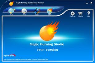 Magic Burning Studio main screen