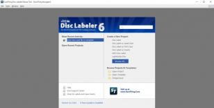 SureThing Disc Labeler Deluxe main screen