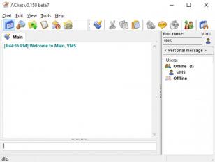 AChat main screen
