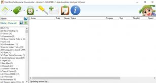 DomDomSoft Anime Downloader main screen