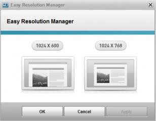 Easy Resolution Manager main screen