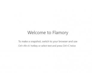 Flamory main screen