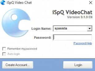 iSpQ VideoChat main screen