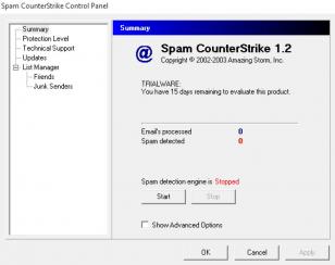 Spam CounterStrike main screen
