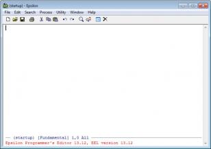 Epsilon Programmer's Editor main screen
