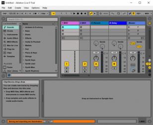 Ableton Live main screen