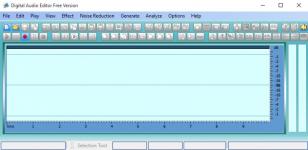 Digital Audio Editor main screen