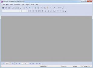 Foxit Advanced PDF Editor main screen