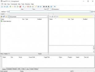 LeapFTP main screen