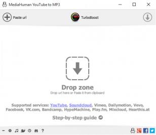 MediaHuman YouTube to MP3 Converter main screen