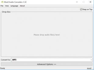 Moo0 Audio Converter main screen