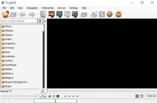 ProgDVB Professional main screen