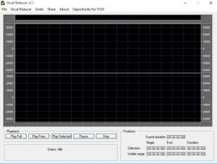 Vocal Reducer main screen