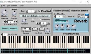 ZynAddSubFX main screen