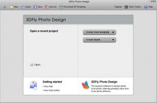 5DFly Photo Design main screen