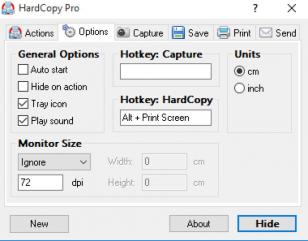 HardCopy Pro main screen