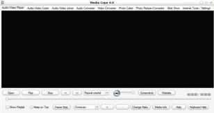 Media Cope main screen
