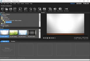 Photodex ProShow Producer main screen