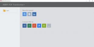 ABBYY PDF Transformer Plus main screen
